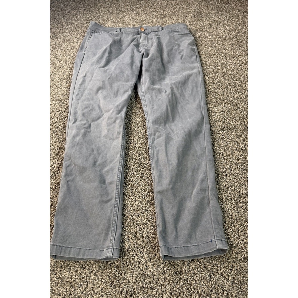 Mugsy Logan's Tapered Chino Pants Men's Size 38X34 Gray